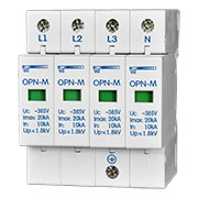 OPN-M (4S)20kA, Ограничитель перенапряжения 4 модуля 380В; In:20kA