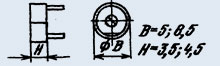 КТ4-25Б 0.4/2 пф 250 в