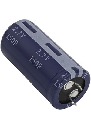 HP-2R7-J157VYJ30, HP-2R7-J157VYJ30, ионистор KAMCAP, 150 Ф, 2.7 В, 25.4х54 мм, циллиндрический, с же