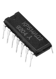 КР514ИД2, Семисегментный дешифратор (ОА) (MSD101)