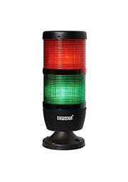 IK72L220XM01, Сигнальная колонна 70 мм, красная, зеленая 220 В, светодиод LED