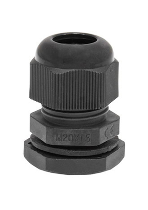 M(G)20 (6-11) Черный, Кабельный ввод RUICHI M(G)20 (6-11) чёрный, полиамид