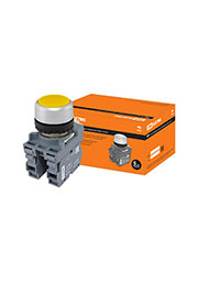 SQ0747-0003, MP1-20Y кнопка в сборе d22мм 1з+1р желтая