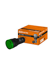 SQ0702-0068, Лампа AD-16DS(LED) матрица d16мм зеленый 110В AC/DC