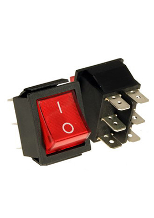 IRS-202-1C ON-ON, Клавишный переключатель RUICHI IRS-202-1C, ON-ON