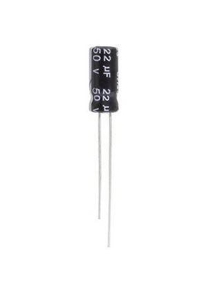 22 UF 50V 105*C 5*11 (JWCO), KM220M1HBKJ0511VBK JWCO Конденсатор электролитический радиальный, 22 мк
