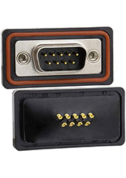 DB-9M IP67, Разъём D-SUB RUICHI DB-9M IP67, 9 контактов