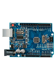 Uno R3 [Atmega 328P-AU+CH340G], Arduino плата на базе микроконтроллера Atmega328 32КБ Flash, 2КБ SRA