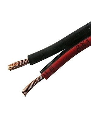 SC 2x1.50 R/B, Акустический кабель RUICHI, 2x1.50, CU+CCA, красно-чёрный