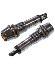 XD8-1-Y 220V, лампа индикаторная 8мм 220VAC желтая
