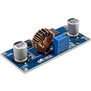 XL4015, 5A DC-DC 4-38V на 1.25-36V понижающий модуль с радиатором (M3258)