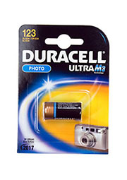 DL123A, батарейка DURACELL3В, Ultra, литий, 1 шт.
