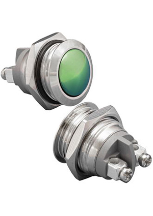 GQ16B-10/G/N off-(on), Кнопка антивандальная без подсветки RUICHI GQ16B-10/G/N, 1NO, ОFF-(ON) без фи