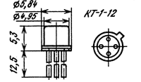 КТ368А, транзистор, никель