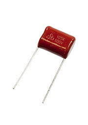 1UF X 100V (CL21), К73-17 металлопленочный конденсатор 1мкФ 100В 10*5мм