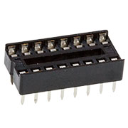 SCS-16  (KLS1-216-16-D=7.62)  DIP   шаг, SCS-16 (KLS1-216-16-D=7.62) DIP шаг 2.54мм разъем узкая пан