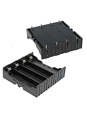 Battery Holder for Li-ion 4X18650, Батарейный отсек RUICHI Battery Holder for Li-ion 4X18650, открыт