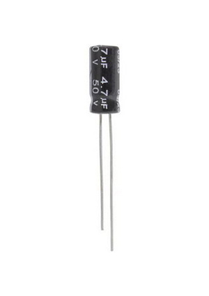 4.7 UF 50V 105*C 5*11 (JWCO), KM4R7M1HBKJ0511VBK JWCO Конденсатор электролитический радиальный, 4.7