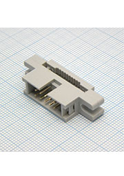 KLS1-201Z-10-G-E, IDC-10M вилка на шлейф