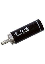 1-258G WHITE, штекер RCA металл на кабель,белый