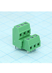 DG381A-3.81-06P-14-00A(H), зелёный (2*3)