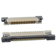 XF2L-1535-1A, разъем ZIF шаг 0.5мм 15 контактов SMD 0.5А вертикальный SlideLock