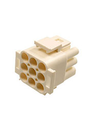 350720-4, Корпус разъема Universal MATE-N-LOK, вилка 9PIN, Matrix (Nylon, UL 94V-0) без контактов
