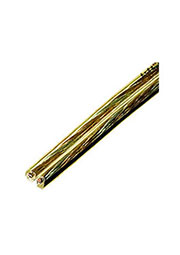 SCT-15-1.00, акуст.кабель 2х1.00мм кв.,луженный,желт-прозр.,100м на кат