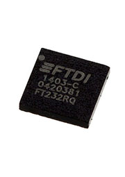 FT232RQ-REEL, Преобразователь USB-UART, реж.Bit Bang, Ind EEPROM-1K [QFN-32]