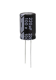 220 UF 100V 105*C 13*21 (JWCO), KM221M2ABKJ1321VBK JWCO Конденсатор электролитический радиальный, 22