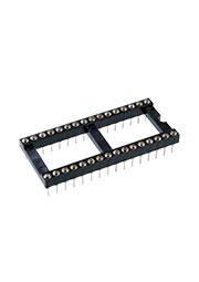 DS1001-32, SCLM-32 DIP панель цанговая, шаг 2.54мм, 32 контакта