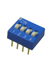 DS-04BBU-G, DIP переключатель 4 поз. (аналог для SWD 1-4 ВДМ 1-4)