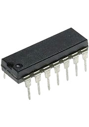 SN74HC393N, Два 4-битных двоичных счетчика, [DIP-14]