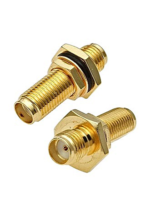 SMA-SMA adapters, Разъём высокочастотный RUICHI SMA-SMA adapters, крепление гайка