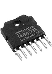 TA8403K, Микросхема вертикальной (кадровой) развертки ТВ, [HSIP-7]