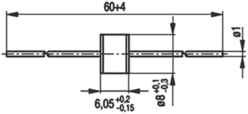 B88069X4880S102, 8x6mm 90V +20% 10kA/10A 2-х элек. N81A90X