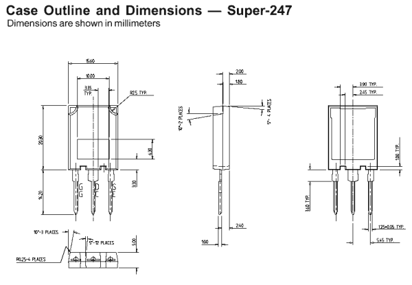 IRG4PSC71UPBF, TO274AA
