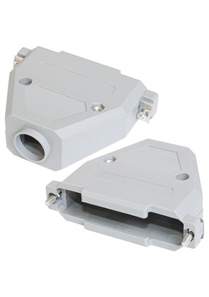 DSUB PLASTIC CASE (DP-37C), Корпус к разъёму D-SUB RUICHI PLASTIC CASE (DP-37C), пластик