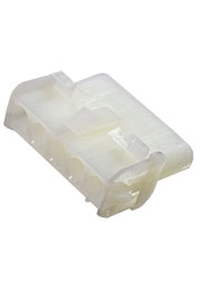 1-480764-0, Корпус разъема, розетка, позиций 5, Wire-to-Wire / Wire-to-Panel, UMNL CAP HSG NATL