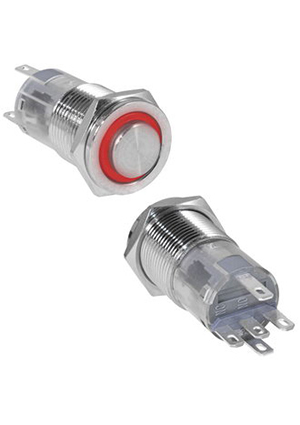 LAS2GQPH-11E/R/N on-(on), Кнопка антивандальная RUICHI LAS2GQPH-11E/R/N, ON-(ON), рабочая температур