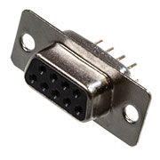 L-KLS1-221-09-F-B, разъём D-SUB на плату, гнездо 9 контактов (=DS1034-09F, DBB-9F)