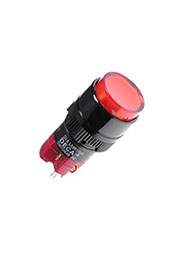 D16LMR1-1ABKR, кнопка без фиксации с LED подсветкой 250В 5А