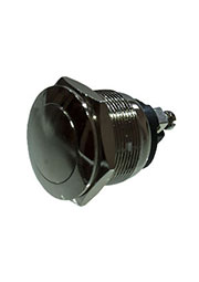 L-KLS7-PBS-013D, кнопка металл без фиксации OFF-(ON) 250В 2А D=22мм (аналог для  PBS28B)