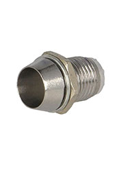 LC-05B, Держатель LED; 5мм; хром; латунь; вогнутый; L2: 10мм