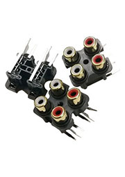 RS-407, RCA JACK 4 разъема на плату