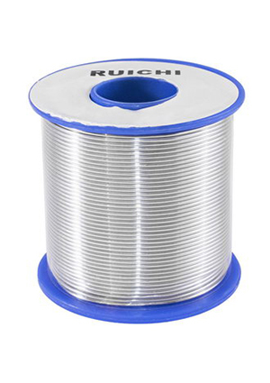 Sn40/Pb60 d0.6mm 1000g, Припой оловянно-свинцовый RUICHI Sn/Pb, 40%/60%, диаметр 0.6 мм, 1000 г