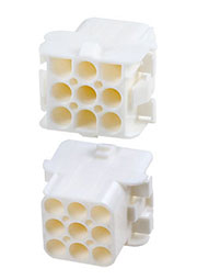 350782-1, Корпус разъема Universal MATE-N-LOK, розетка 9PIN, Matrix (Nylon, UL 94V-0) без контактов
