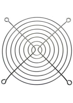 Решетка 120x120mm, Решетка для осевого вентилятора металлическая RUICHI, 120x120 мм
