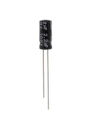 2.2 UF 100V 105*C 5*11 (JWCO), KM2R2M2ABKJ0511VBK JWCO Конденсатор электролитический радиальный, 2.2