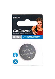 Батарейка CR2025 BL1 Lithium 3В